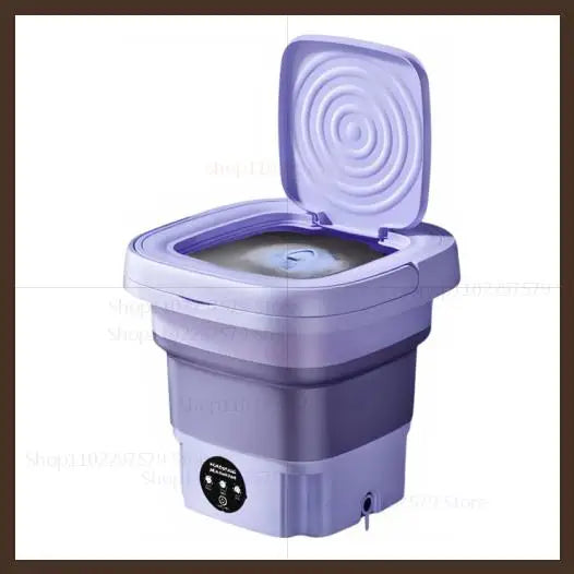 Lavadora Portátil 8L con Secado Rápido | Plegable, Compacta y Eficiente
