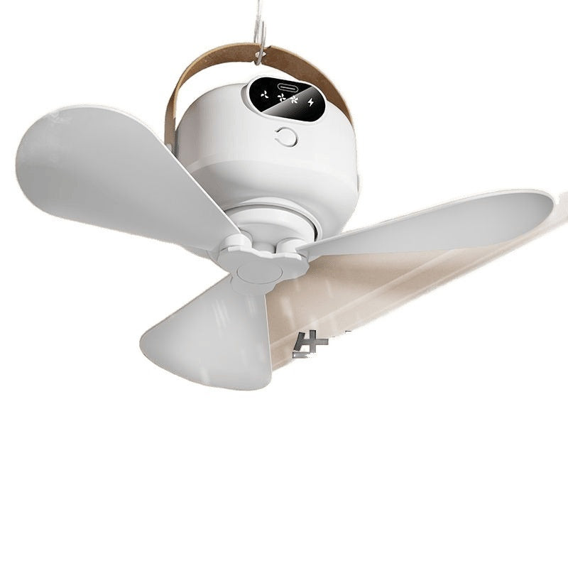 Ventilador y lámpara de techo portátil